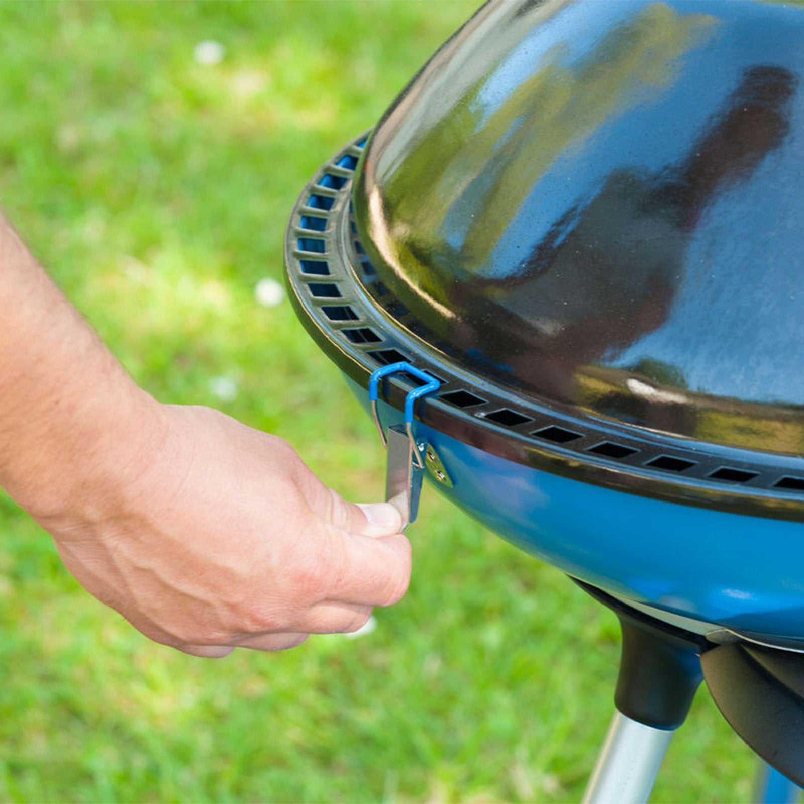 Fornello da campeggio "Party Grill 600" per viaggio trasportabile con griglia