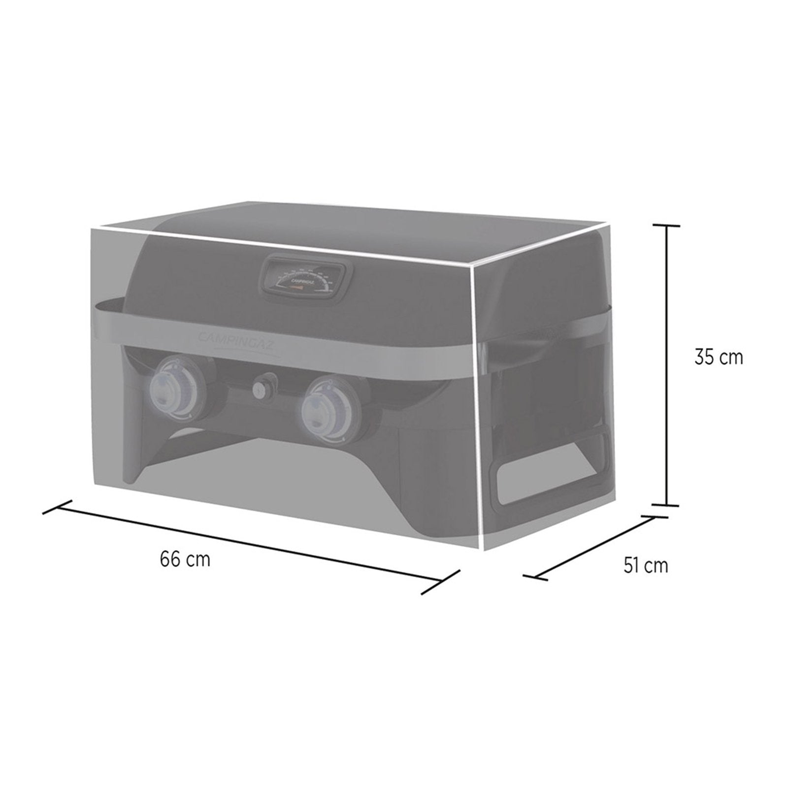 Copri BBQ "Attitude 2100" impermeabile per pioggia e traspirante