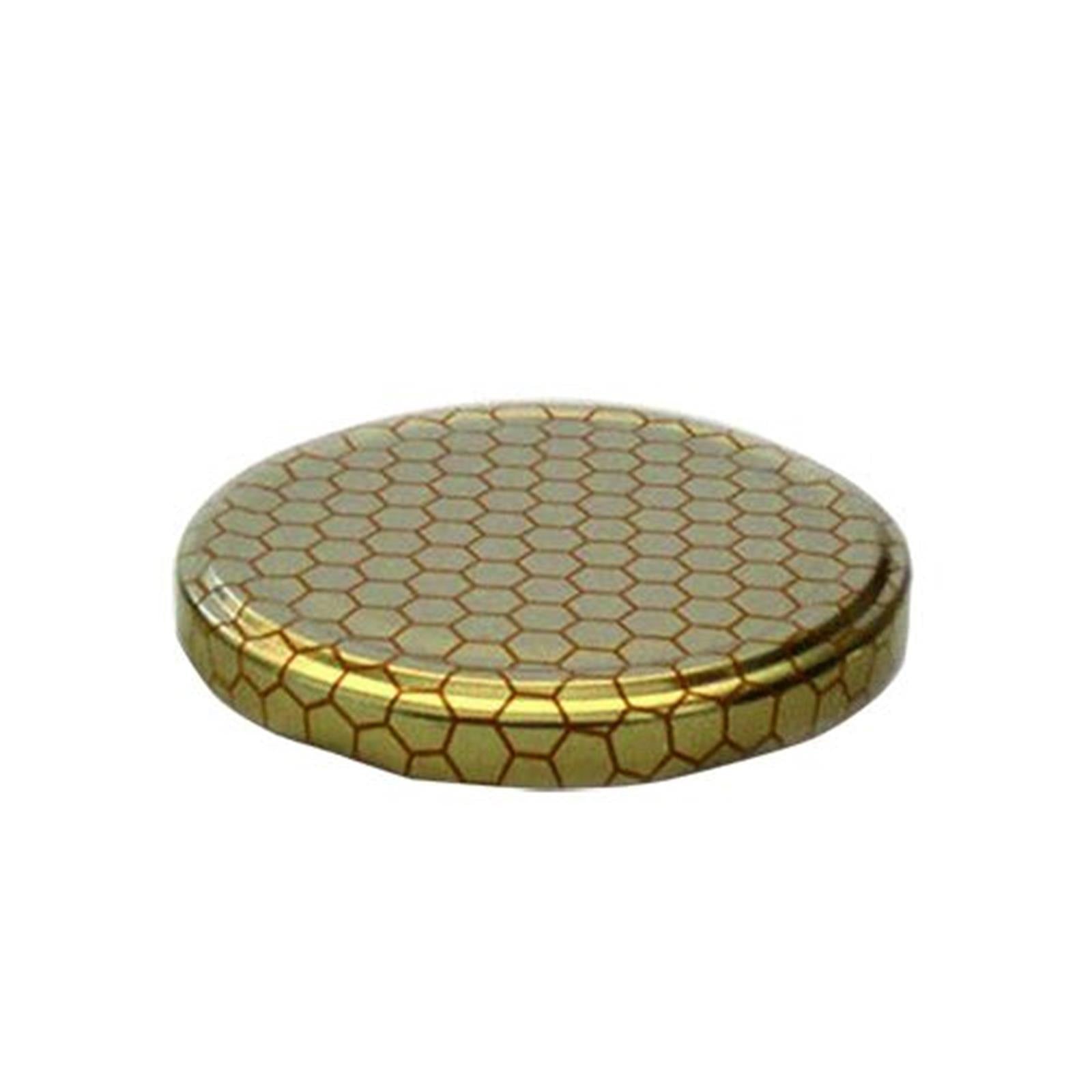 Tappi per barattoli in vetro "Alveare" capsule per boccaci miele e conserve