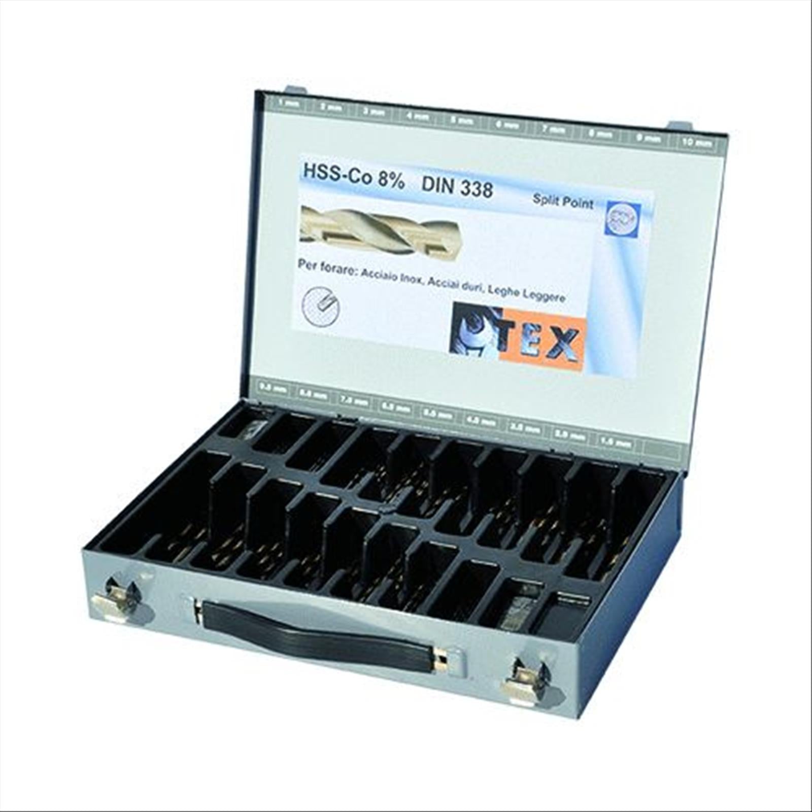 Punte serie hss cobalto 8% pz 116