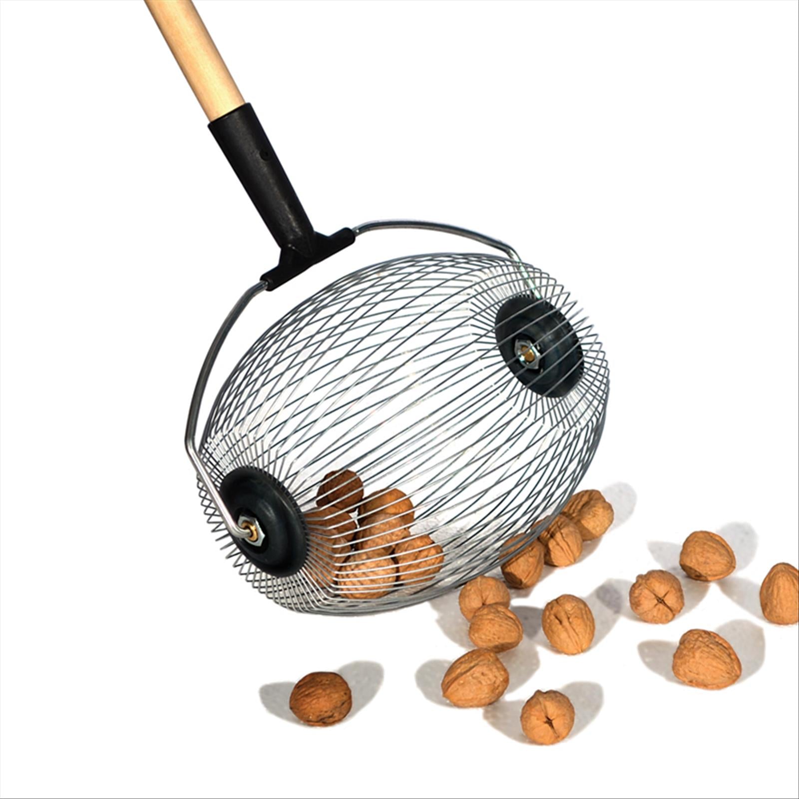 Cestello rullo raccogli olive da terra raccolta nocciole mandorle noci castagne