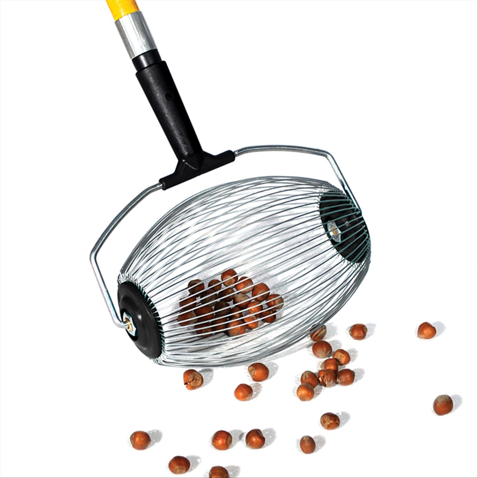 Cestello rullo raccogli olive da terra raccolta nocciole mandorle noci castagne