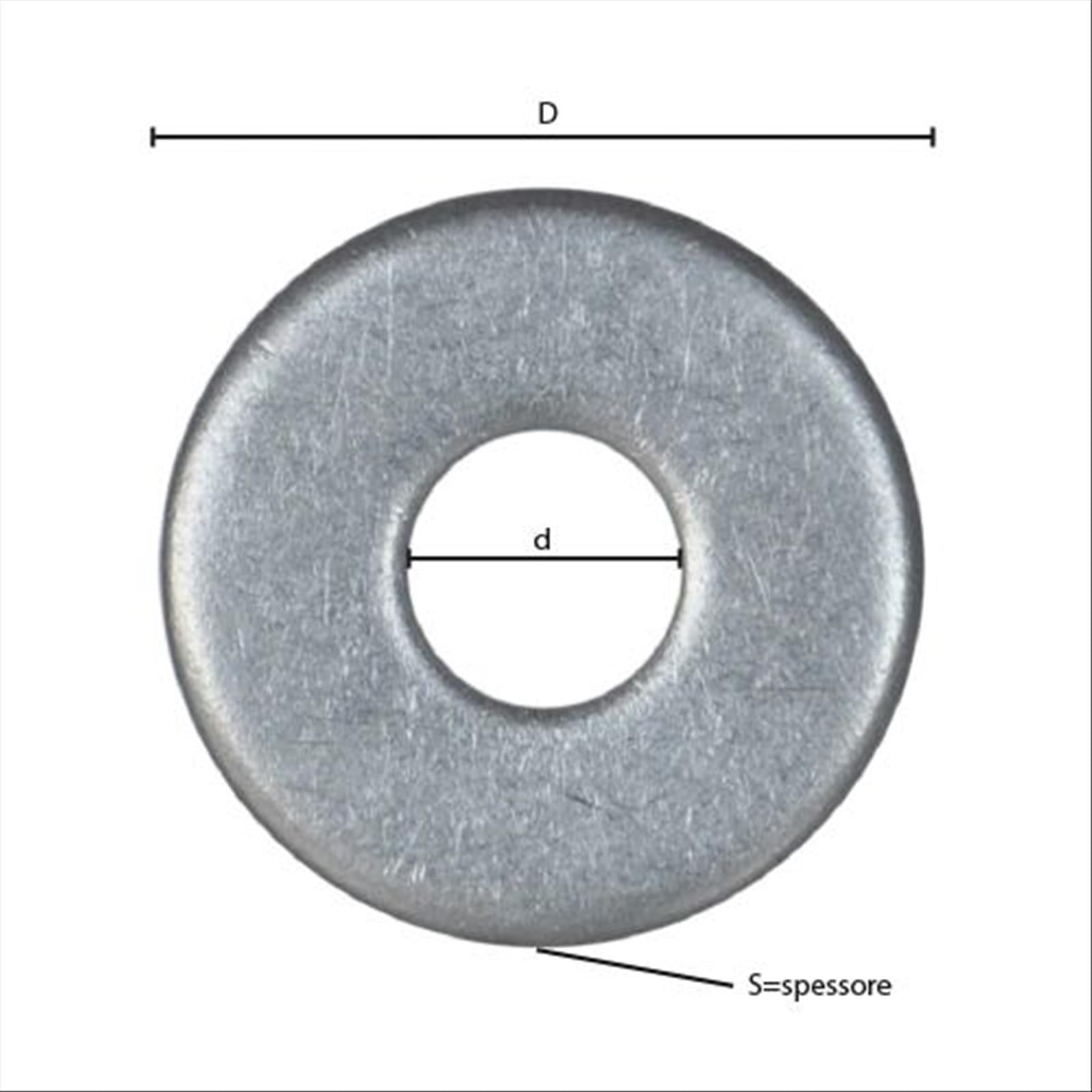 Rondelle grembialine m10x30x2,5