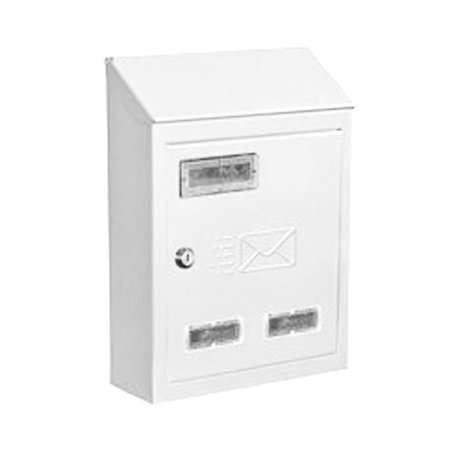 CASSETTA CASSETTE POSTA POSTALE FERRO BATTUTO BUCA PER LE LETTERE LETTERA 24X9X35 ESTERNO