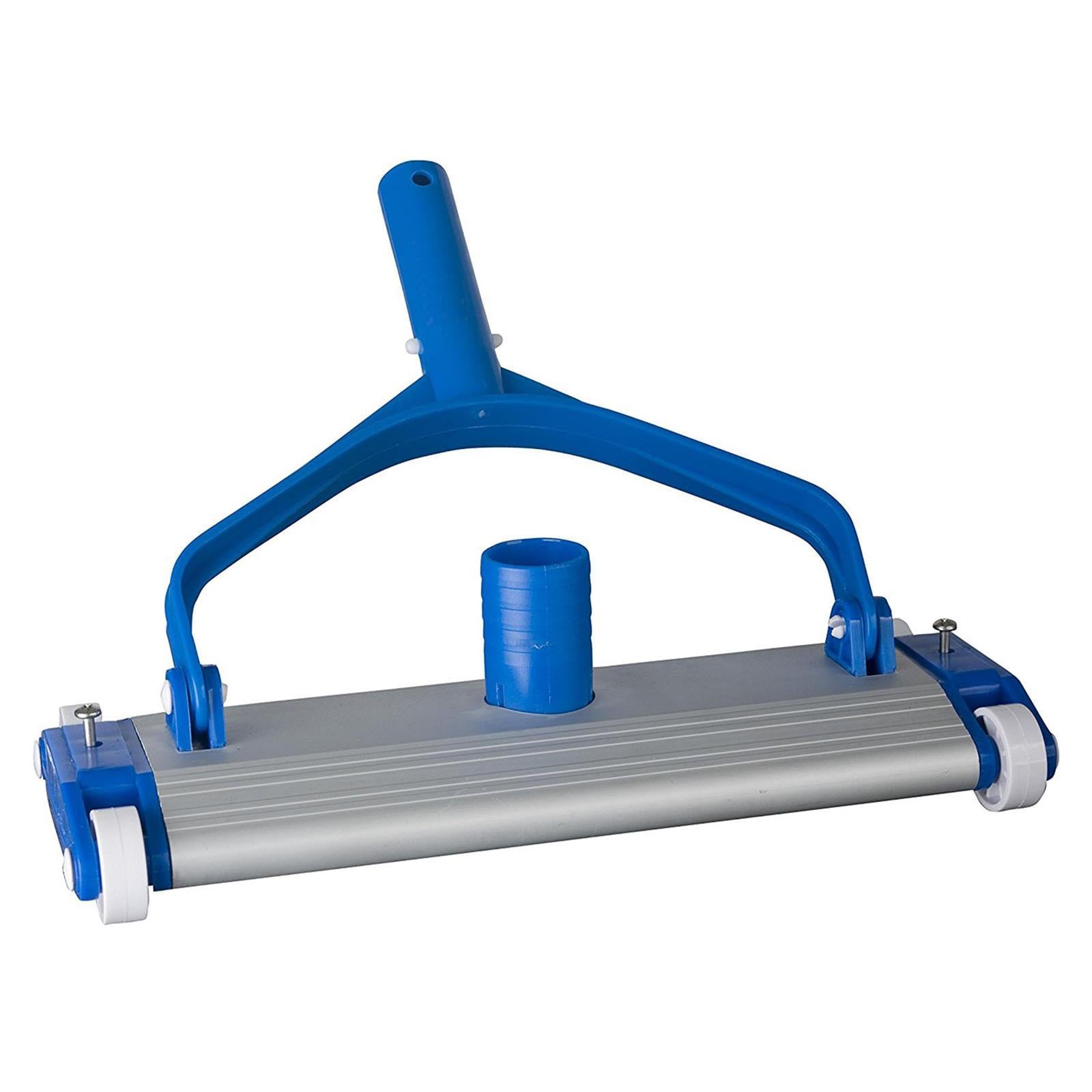 SPAZZOLA RETTANGOLARE ALLUMINIO 43 CM PROFESSIONALE ASPIRAFANGO PISCINA PISCINE APPESANTITA MANUTENZIONE ACCESSORI