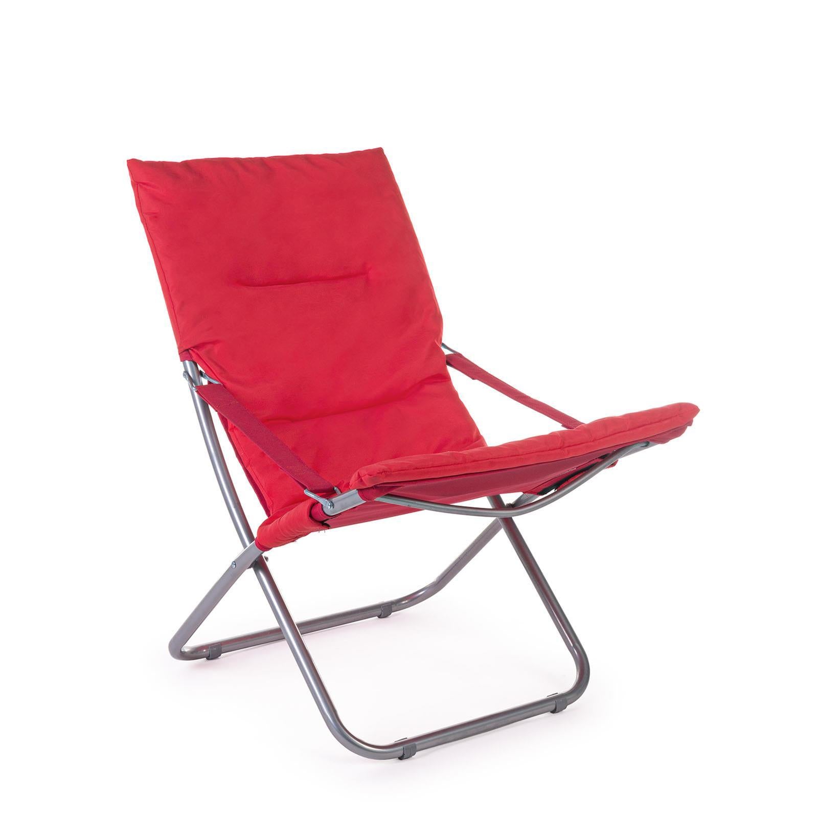 Sdraio imbottita pieghevole "Canapone" per giardino e balcone sfoderabile