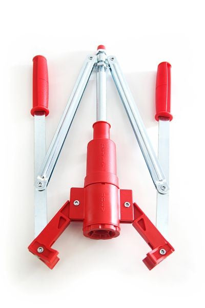 Tappatrice manuale a due leve "Biuso" per tappi in sughero e alettati