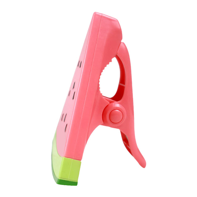 Set 2 mollette antivento, animali in plastica per fissaggio telo mare