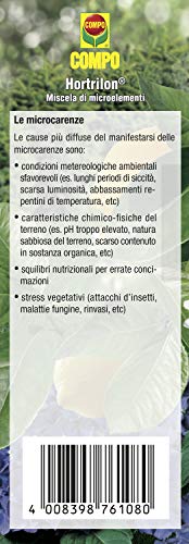 Concime "Hortilon" granulare rinverdente, miscela di microelementi evita la caduta delle foglie 25 gr