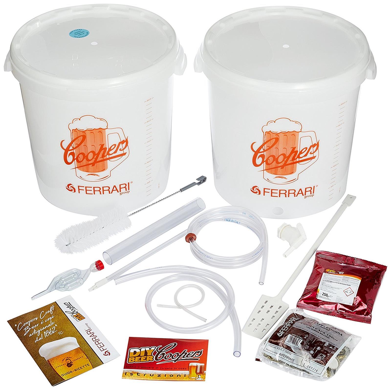 Kit completo fermentazione Birra artigianale con secchi da 25 lt