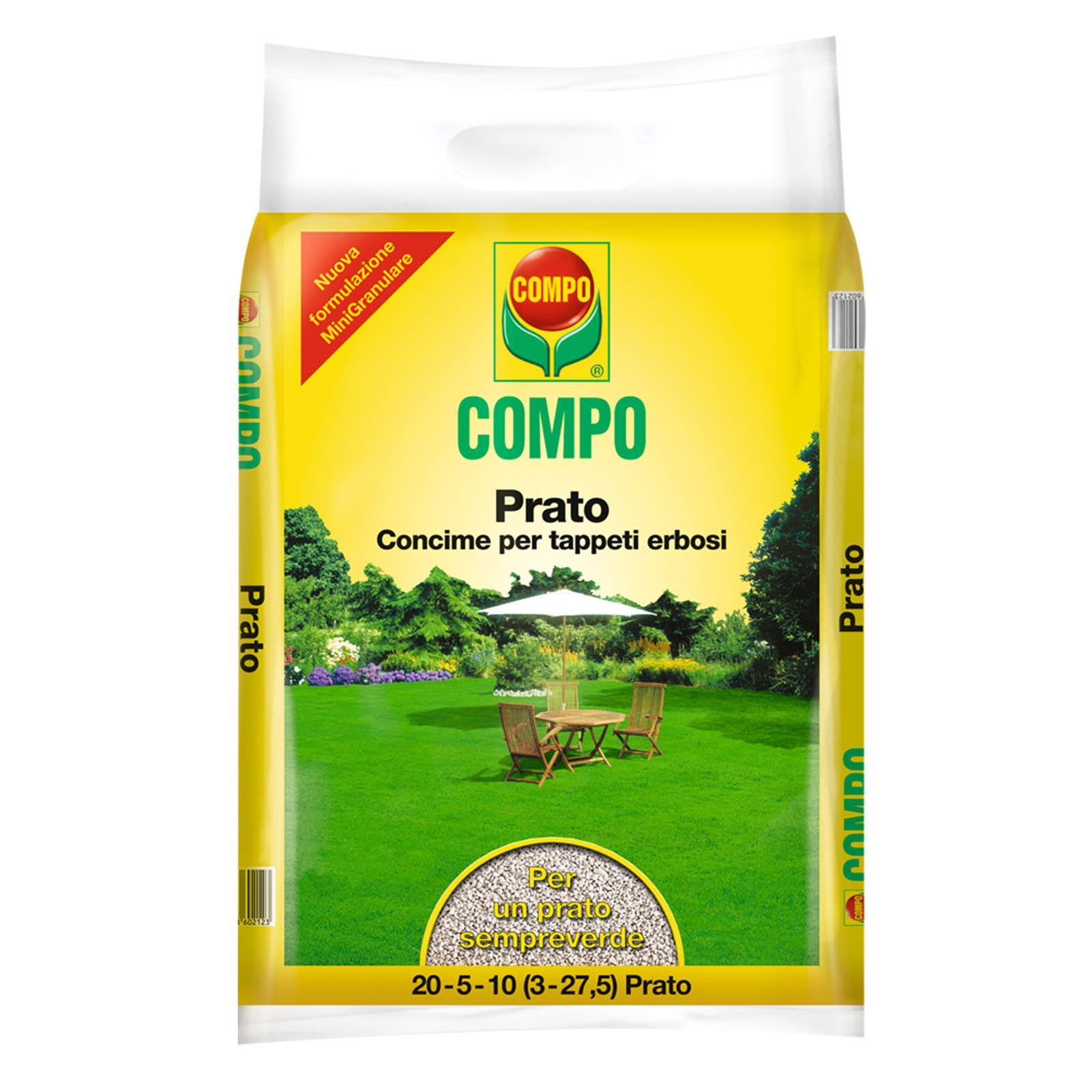 Kg 5 compo concime granulare prato giardino aiuola fertilizzante fertilizzanti