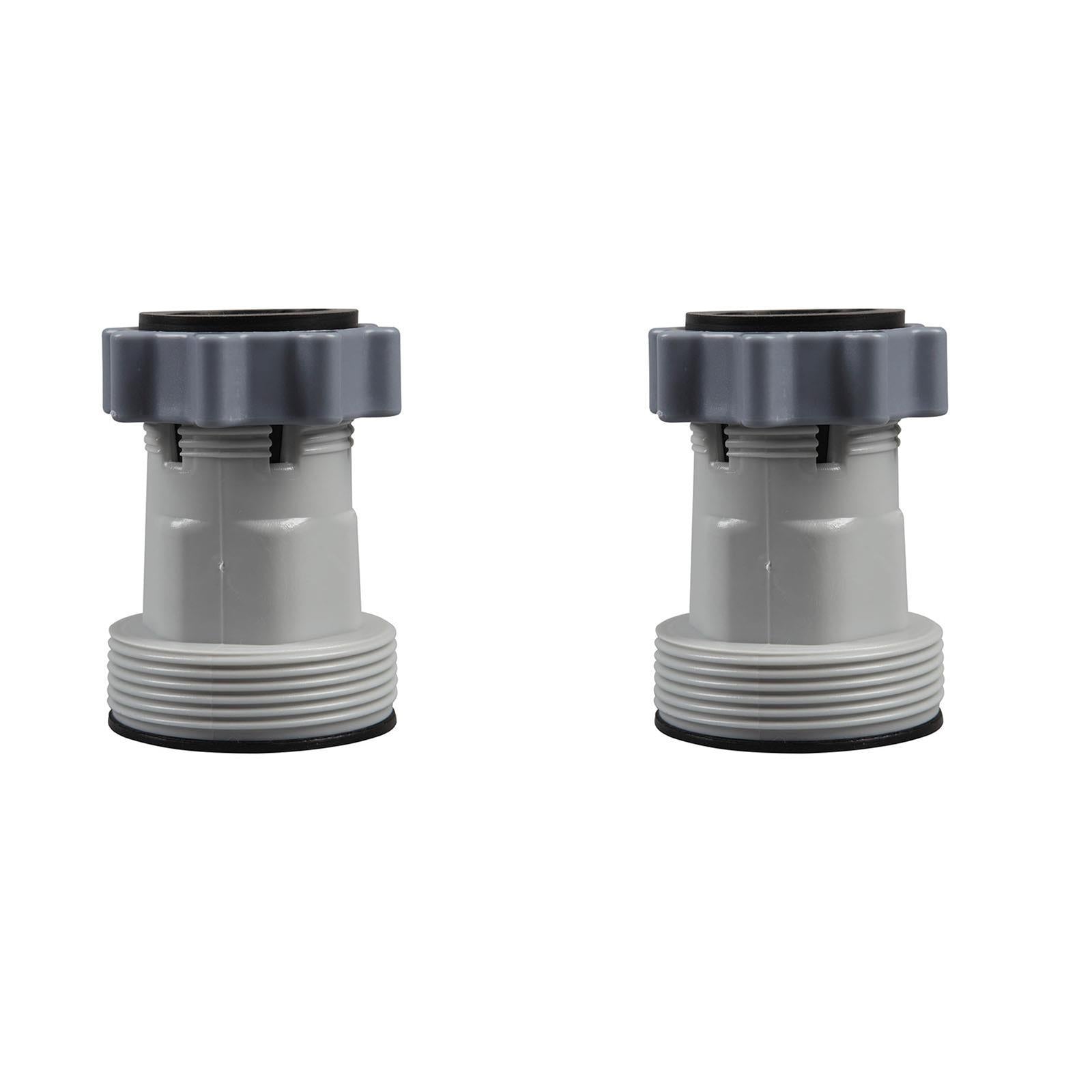 PZ 2 ADATTATORE RACCORDO POMPA FILTRO PISCINA 38 32 INTEX 10722 BESTWAY 58236 FILTRI PISCINE