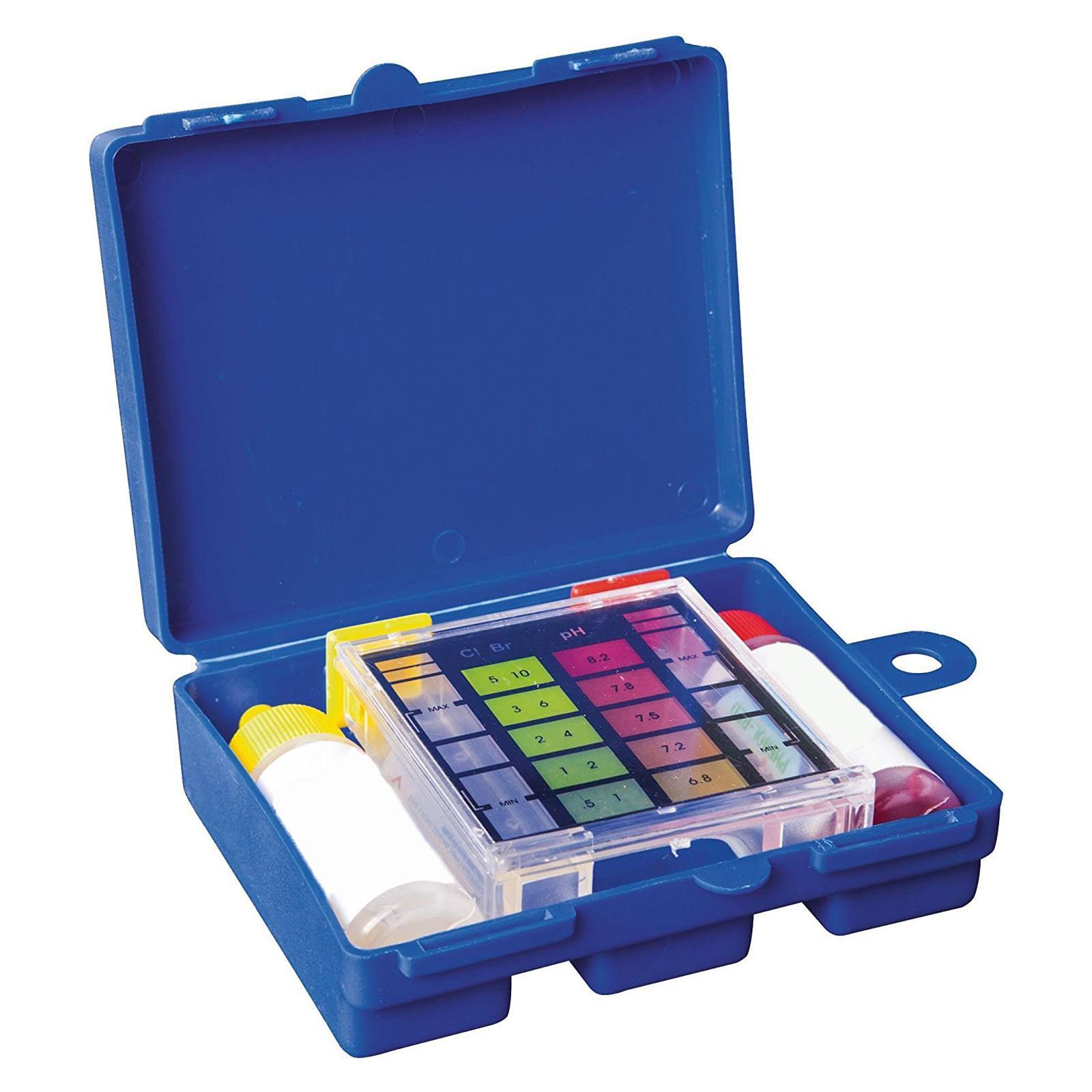 KIT COMPLETO ANALISI GOCCE TEST BOCCETTE REAGENTI CLORO PH MANUTENZIONE PISCINA