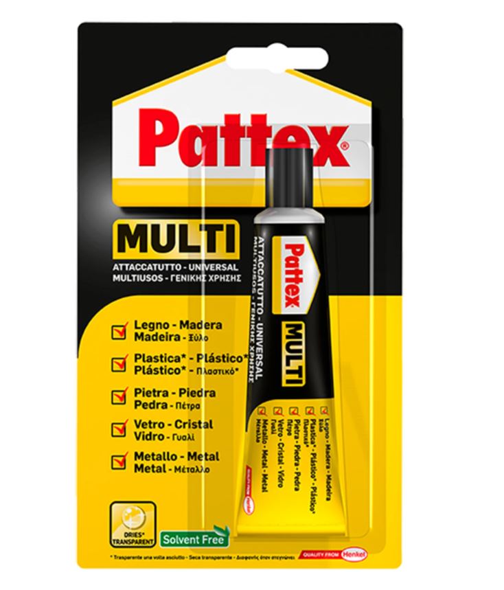 Colla universale trasparente "Multi attaccatutto" da 20 ml