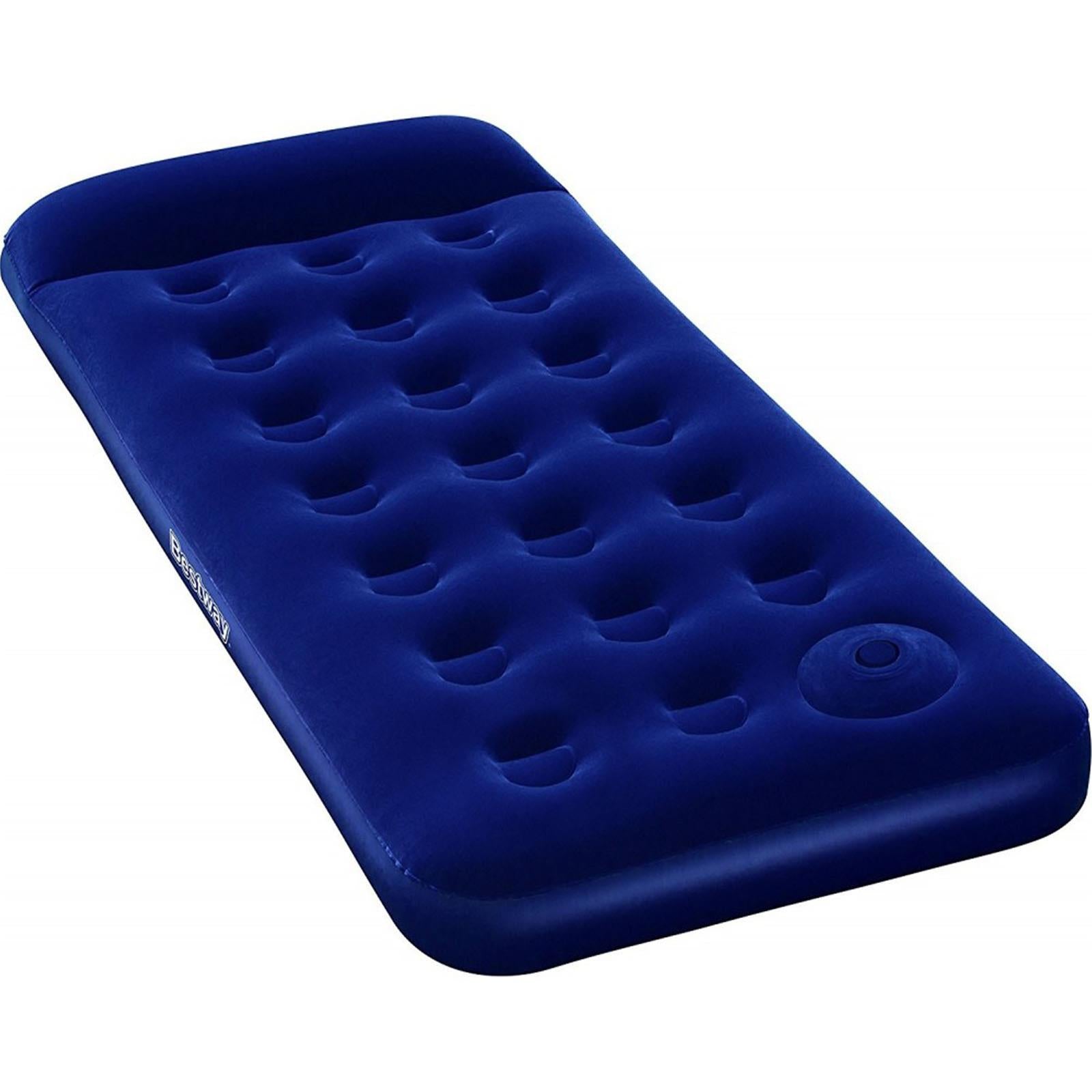 Materasso letto gonfiabile casa campeggio doppio singolo pompa inclusa (1 posto)