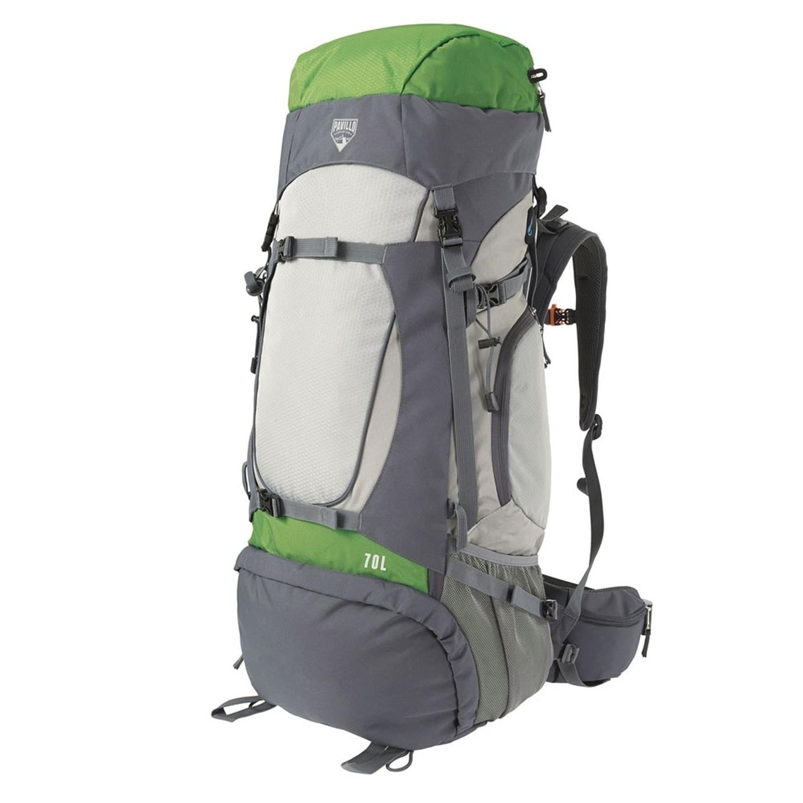 Zaino campeggio viaggio viaggi scout 70 lt unisex idrorepellente camping 80 x 38 x 30 cm