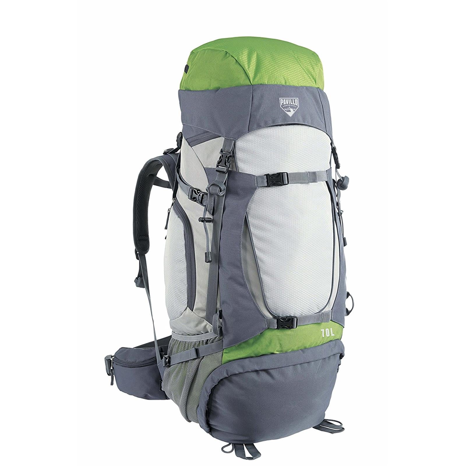 Zaino campeggio viaggio viaggi scout 70 lt unisex idrorepellente camping 80 x 38 x 30 cm