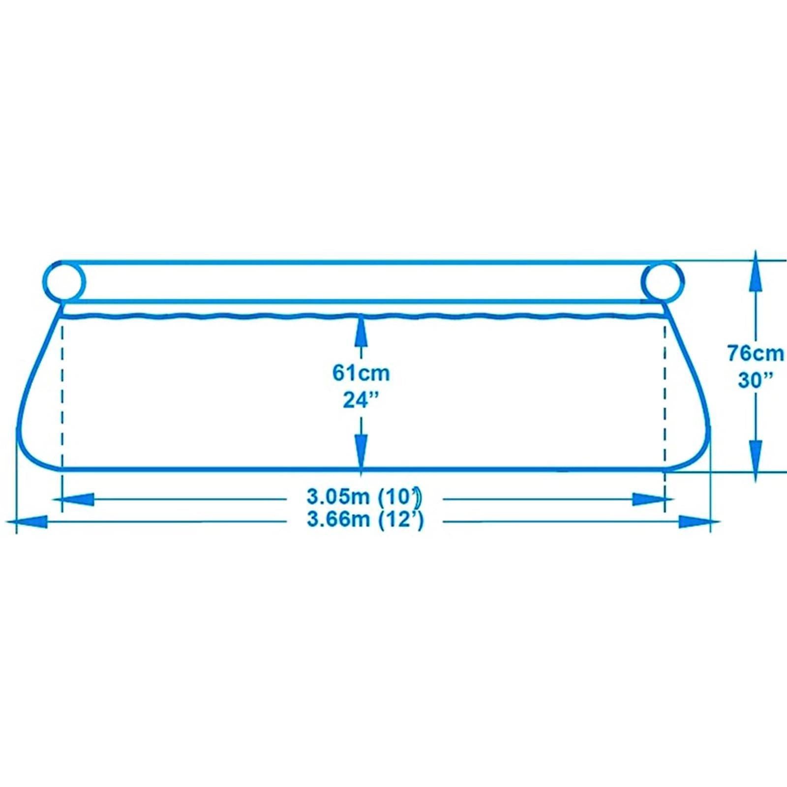 PISCINA PISCINE 305 CM TONDA FUORITERRA PER BAMBINI GIARDINO VERANDA CIAMBELLONE
