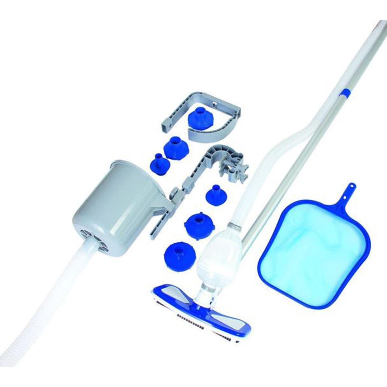 KIT MANTENIMENTO PISCINA DE LUXE ASPIRAFANGO PISCINE PISCINA RETINO SKIMMER SCOPA