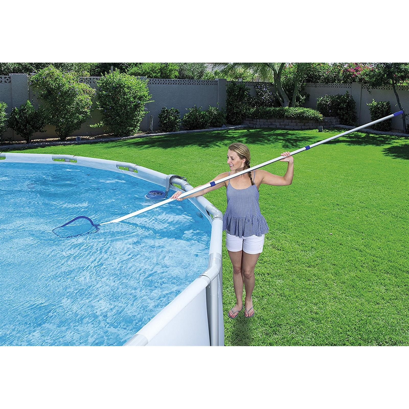 KIT MANTENIMENTO PISCINA DE LUXE ASPIRAFANGO PISCINE PISCINA RETINO SKIMMER SCOPA