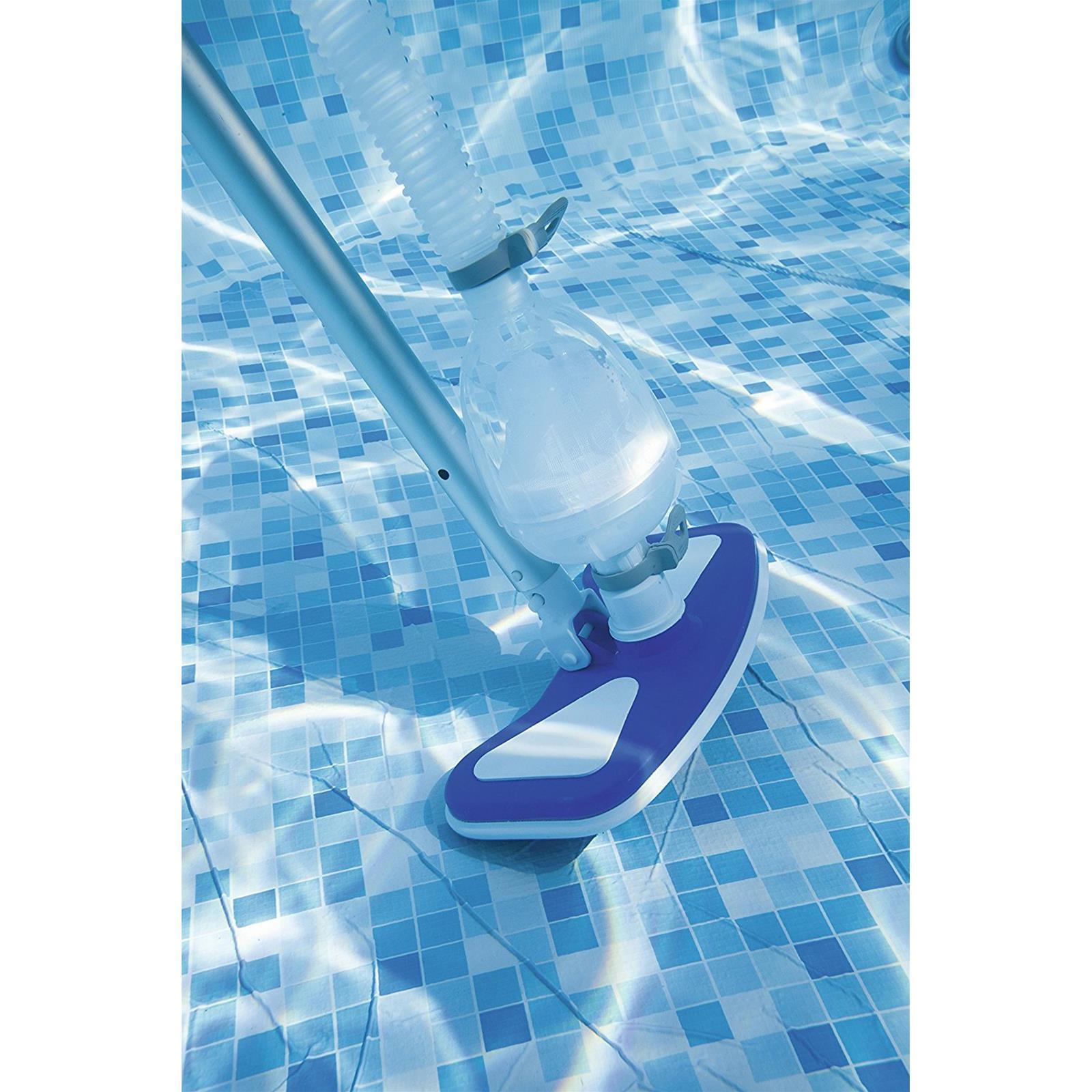 KIT MANTENIMENTO PISCINA DE LUXE ASPIRAFANGO PISCINE PISCINA RETINO SKIMMER SCOPA