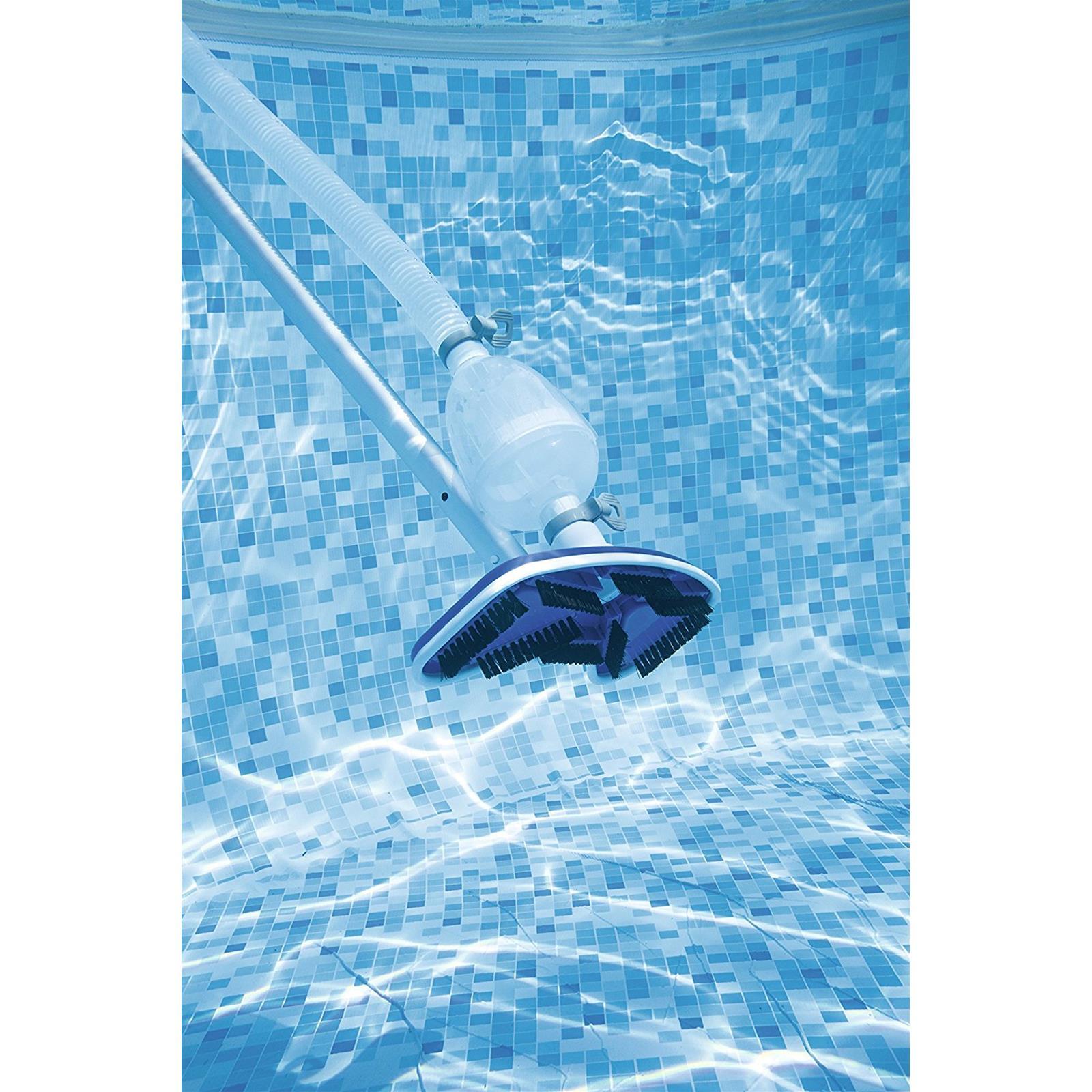 KIT MANTENIMENTO PISCINA DE LUXE ASPIRAFANGO PISCINE PISCINA RETINO SKIMMER SCOPA