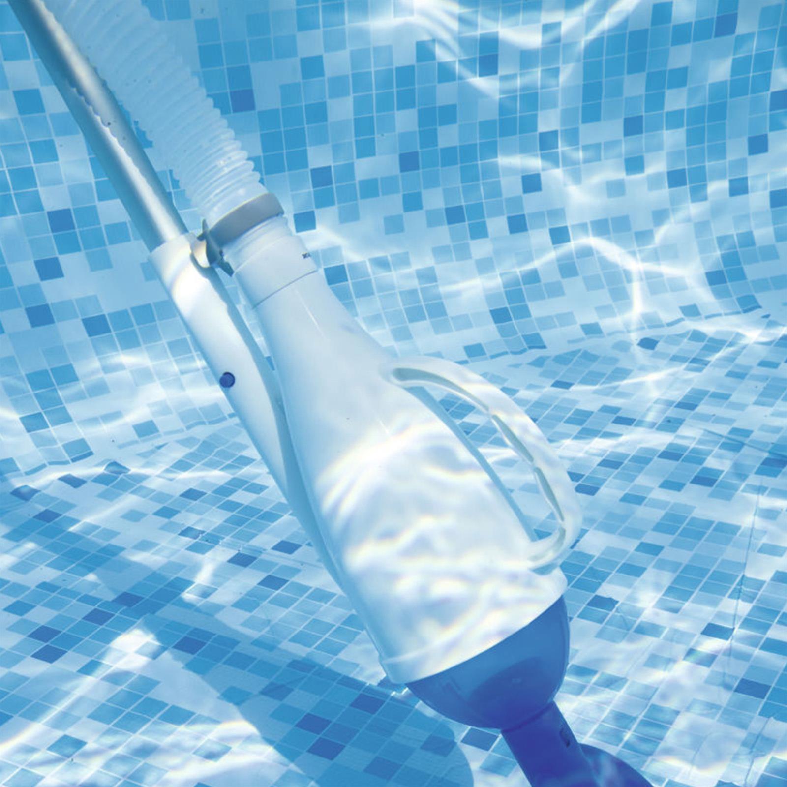 KIT DI PULIZIA PISCINE TUBO ASPIRAFANGO ACCESSORIO PULIZIE PISCINA VACUM SPAZZOLA