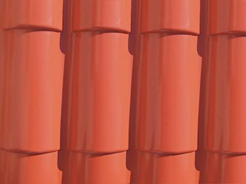 Lastra di copertura termoplastiche "life" 103 x 208 cm colorazione rosso Mattone