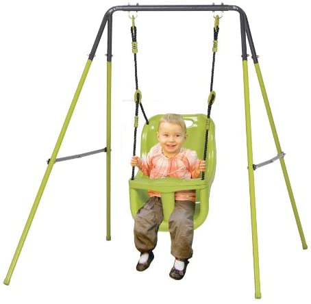 Altalena 1 posto seggiolino con protezione a T ideale per bambini da 1 - 3 anni