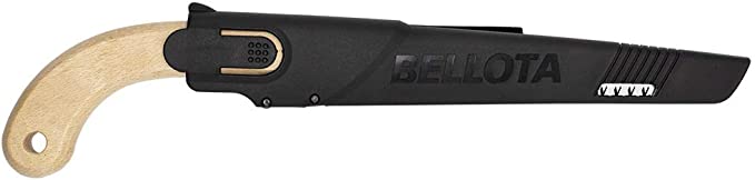 Segaccio Bellota per potatura a lama dritta 30 cm manico in legno con fodero