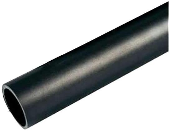 Palo in policarbonato nero per lampione da giardino Ø 60 mm