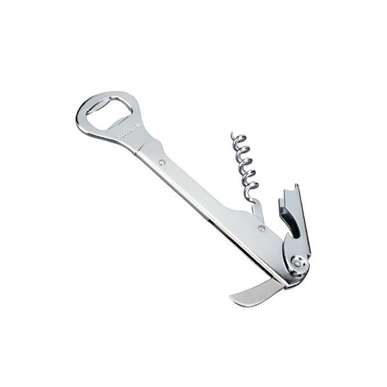 Apribottiglie multifunzionale in acciaio Inox linea "Presto" per tappi di sughero