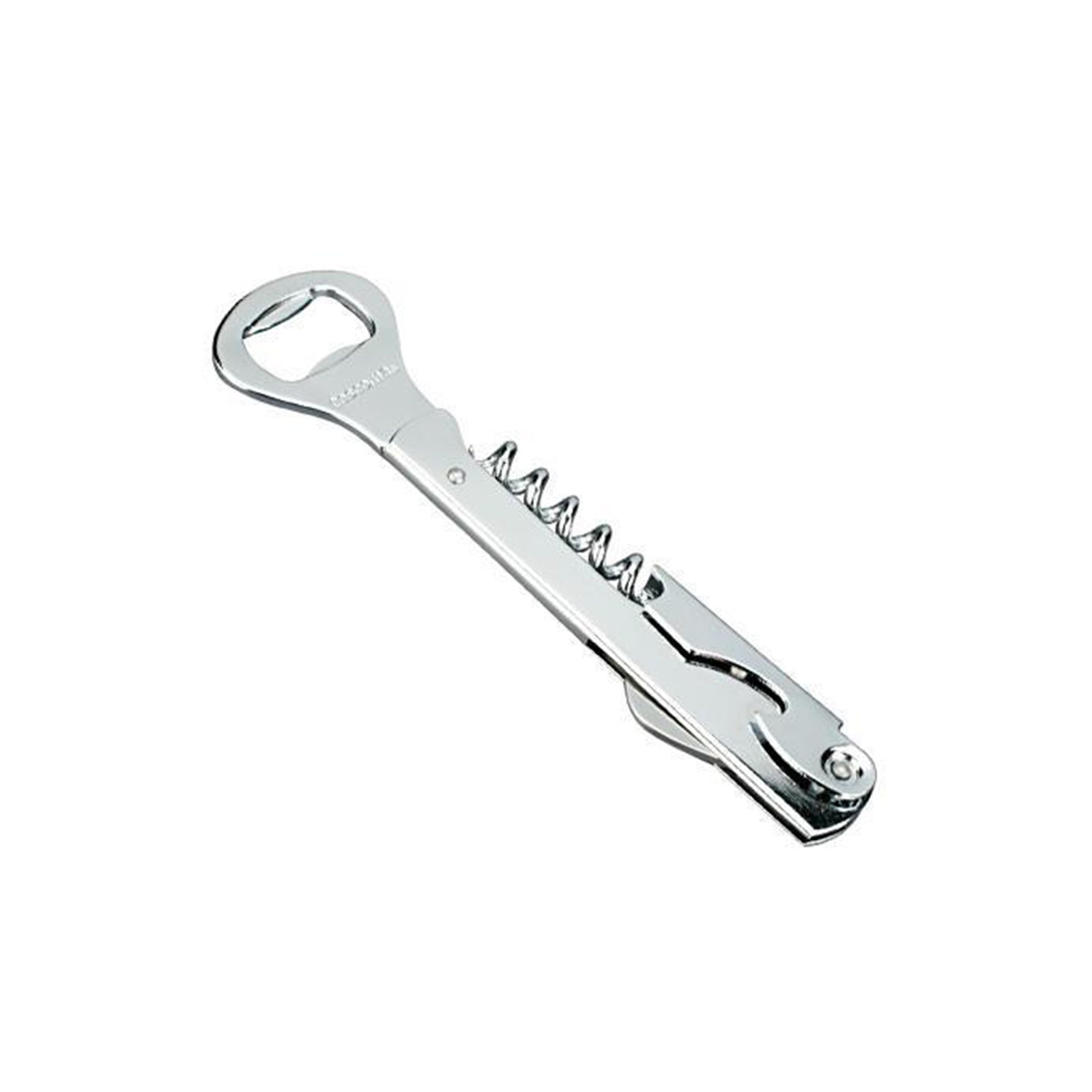 Apribottiglie multifunzionale in acciaio Inox linea "Presto" per tappi di sughero