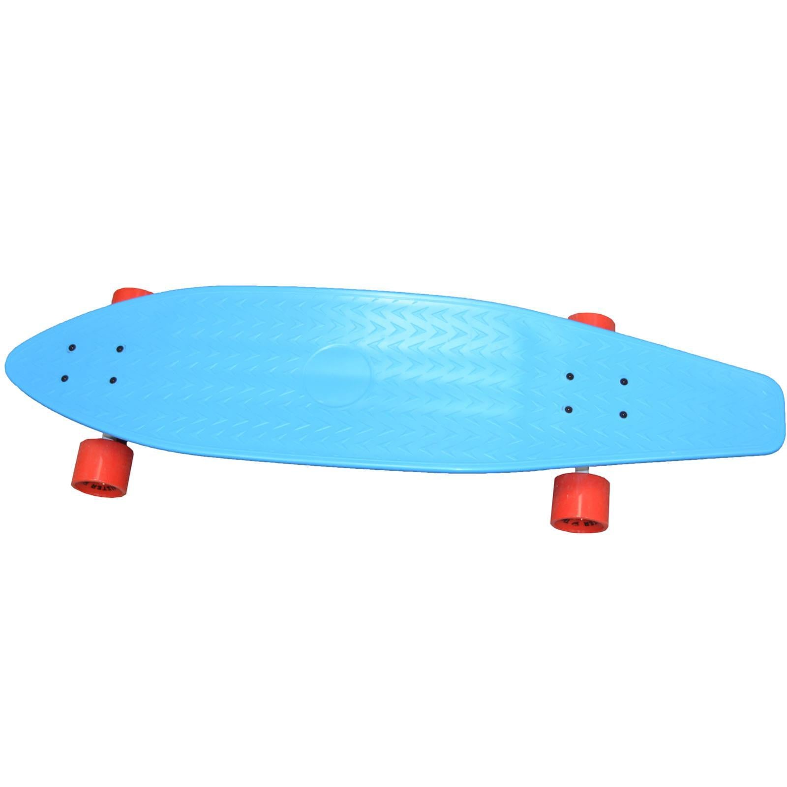 Skateboard da principiante per adulti e bambini con pianale in resina antiscivolo 96 cm
