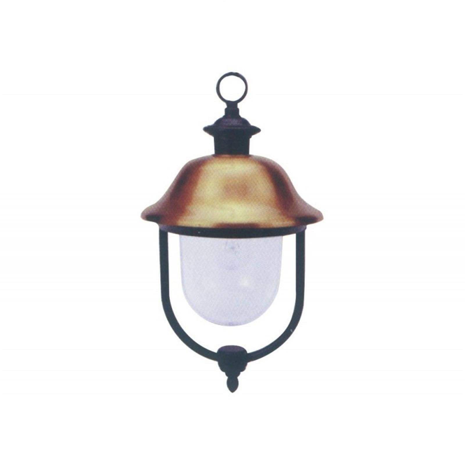 LAMPADA Lanterna LUCE A CATENA VERONA ANTICHIZZATA GIARDINO VERANDA SOSPESA
