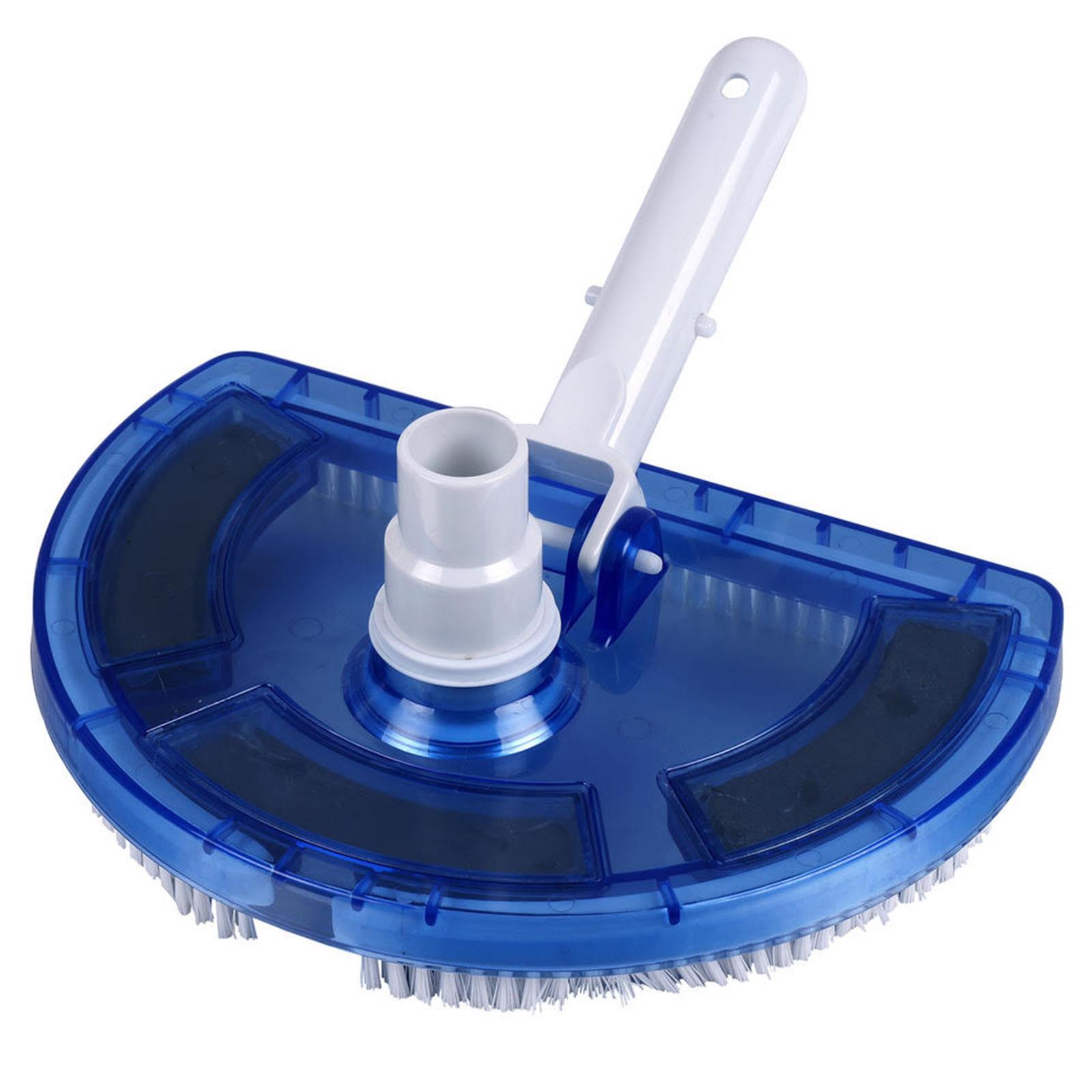 SPAZZOLA SPAZZOLE ASPIRAFANGO ASPIRATORE PISCINA PISCINE PULIZIA TESTA ASPIRANTE MEZZALUNA