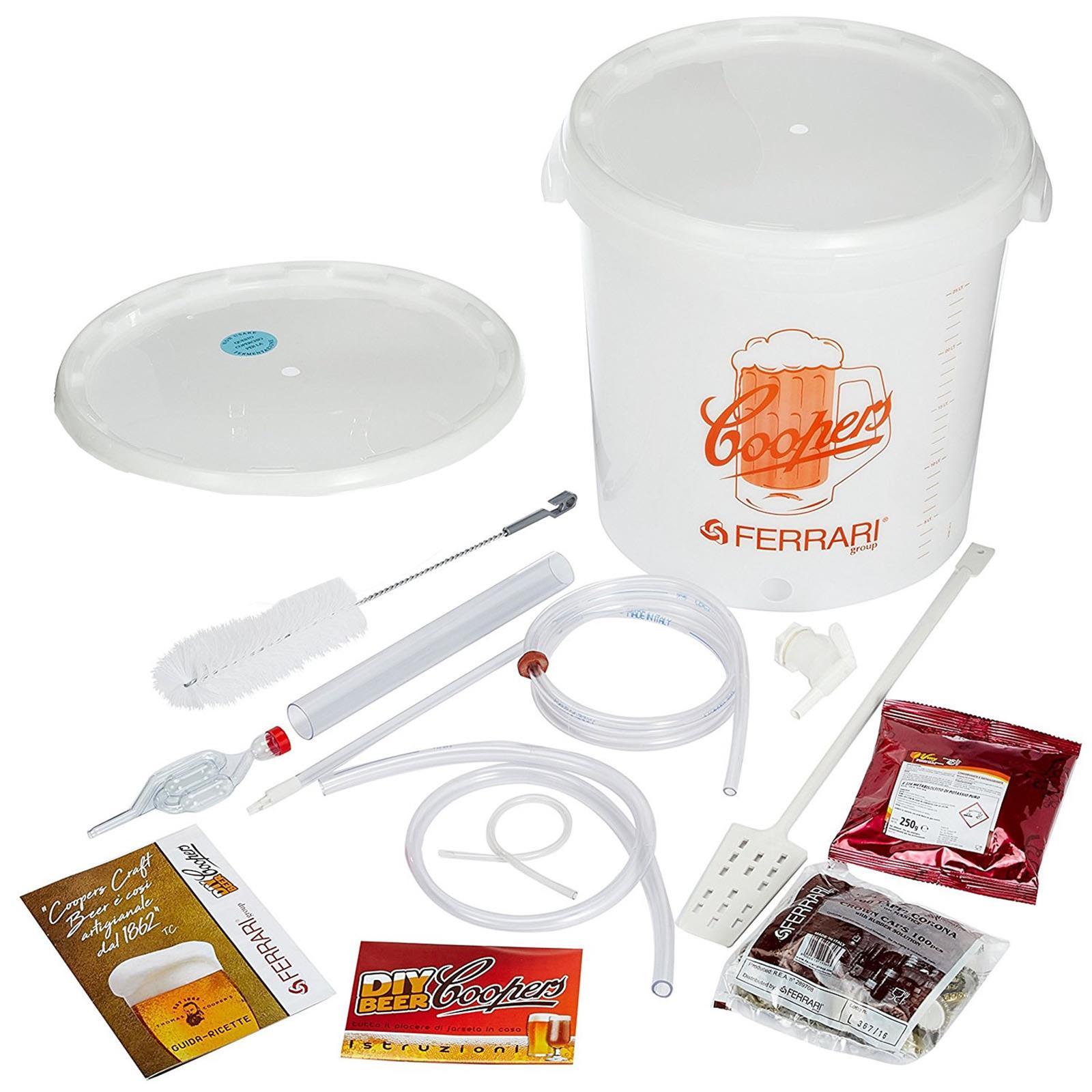 Kit completo fermentazione Birra artigianale con secchi da 25 lt