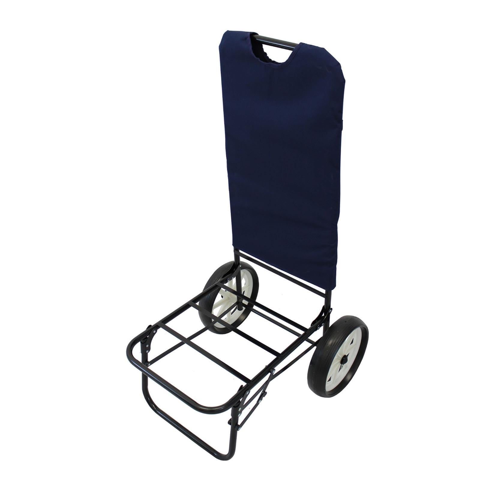 SereneLife Carrello Spesa Pieghevole Grande Con Fodera Rimovibile, Carrellino Con Ruote Portatutto, Portata 50 Kg, Ruote 360°, Per Spesa, Bucato, Viaggi, Rosso - Foto 8