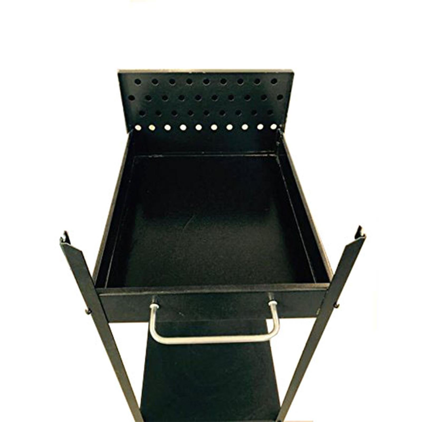 FORNACE BARBECUE ACCIAIO ARTIGIANALE 40 X 55 FORNELLO CARBONI CON TAPPO TIPO PESANTE