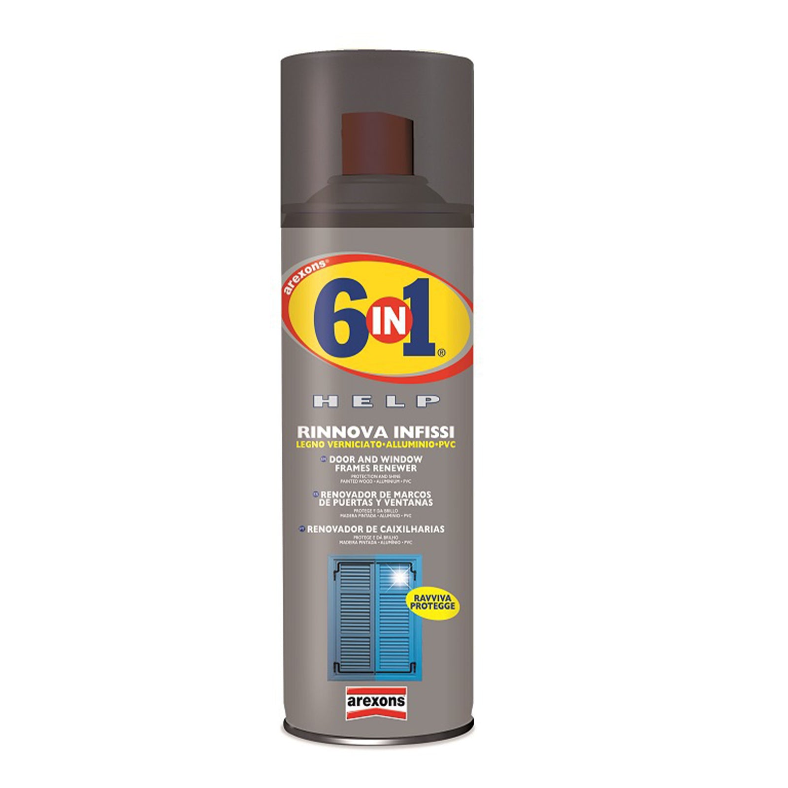 Spray rinnova infissi help "6 in 1" a base silossanica Operazione riuscita
