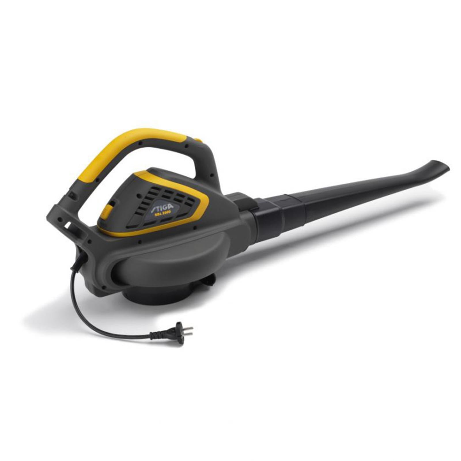 Sbl 2600 soffiatore aspiratore elettrico 2600 w con sacco raccogli foglie aghi trituratore