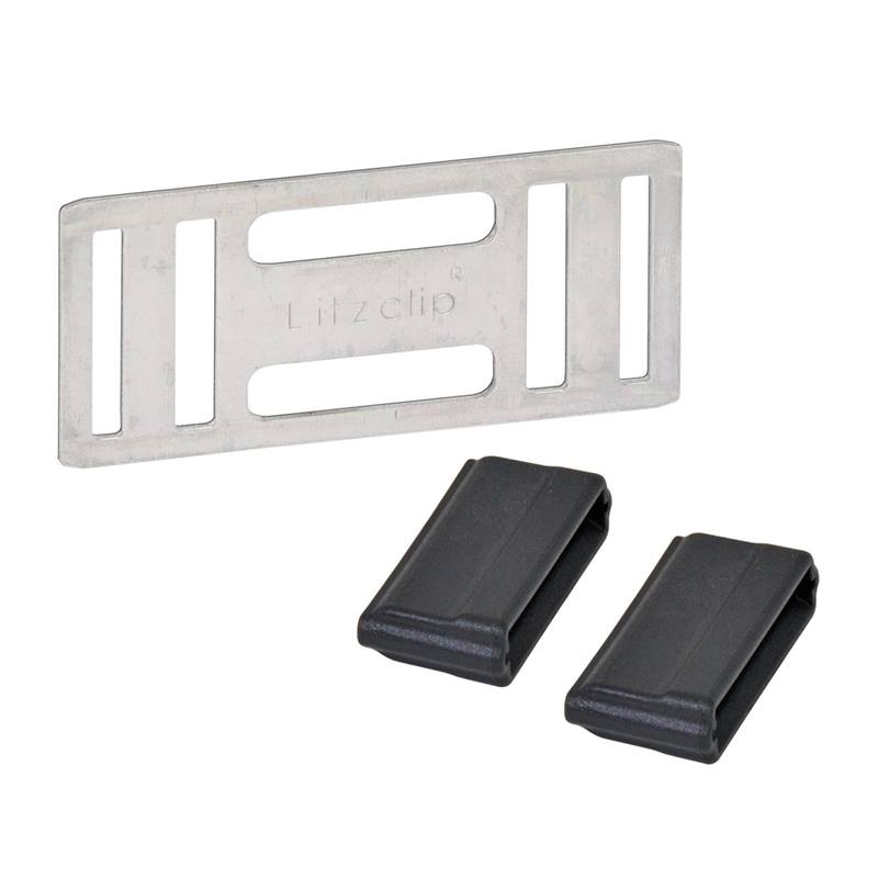 Connettore per fettuccina recinto elettrificato in acciaio inox 5 pezzi