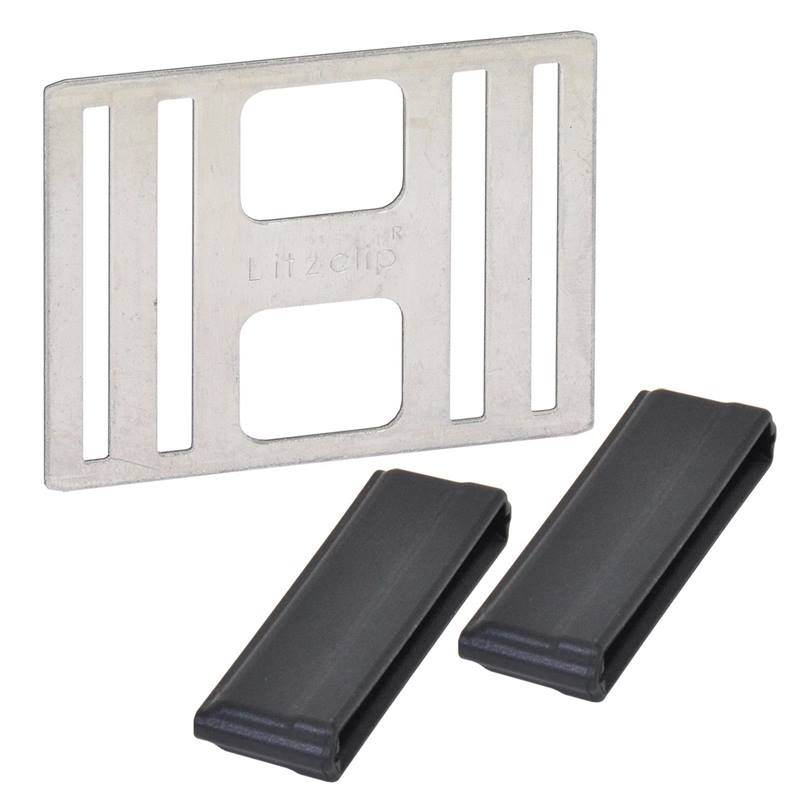 Connettore per fettuccina recinto elettrificato in acciaio inox 5 pezzi