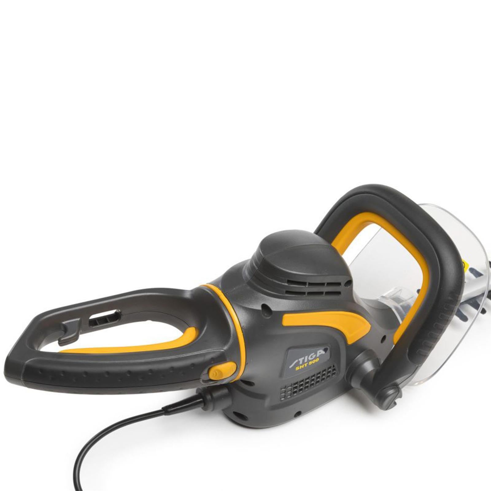 Tagliasiepe elettrico sth 500 w lunghezza taglio 45 cm doppia lmanico rotante