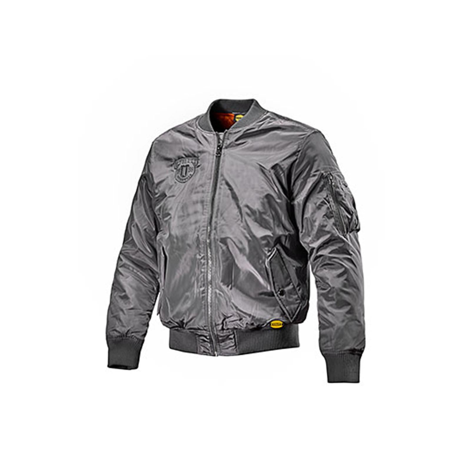 Giubbotto giubbino bomber d-flight xl grigio piombo da lavoro leggero autunno inverno