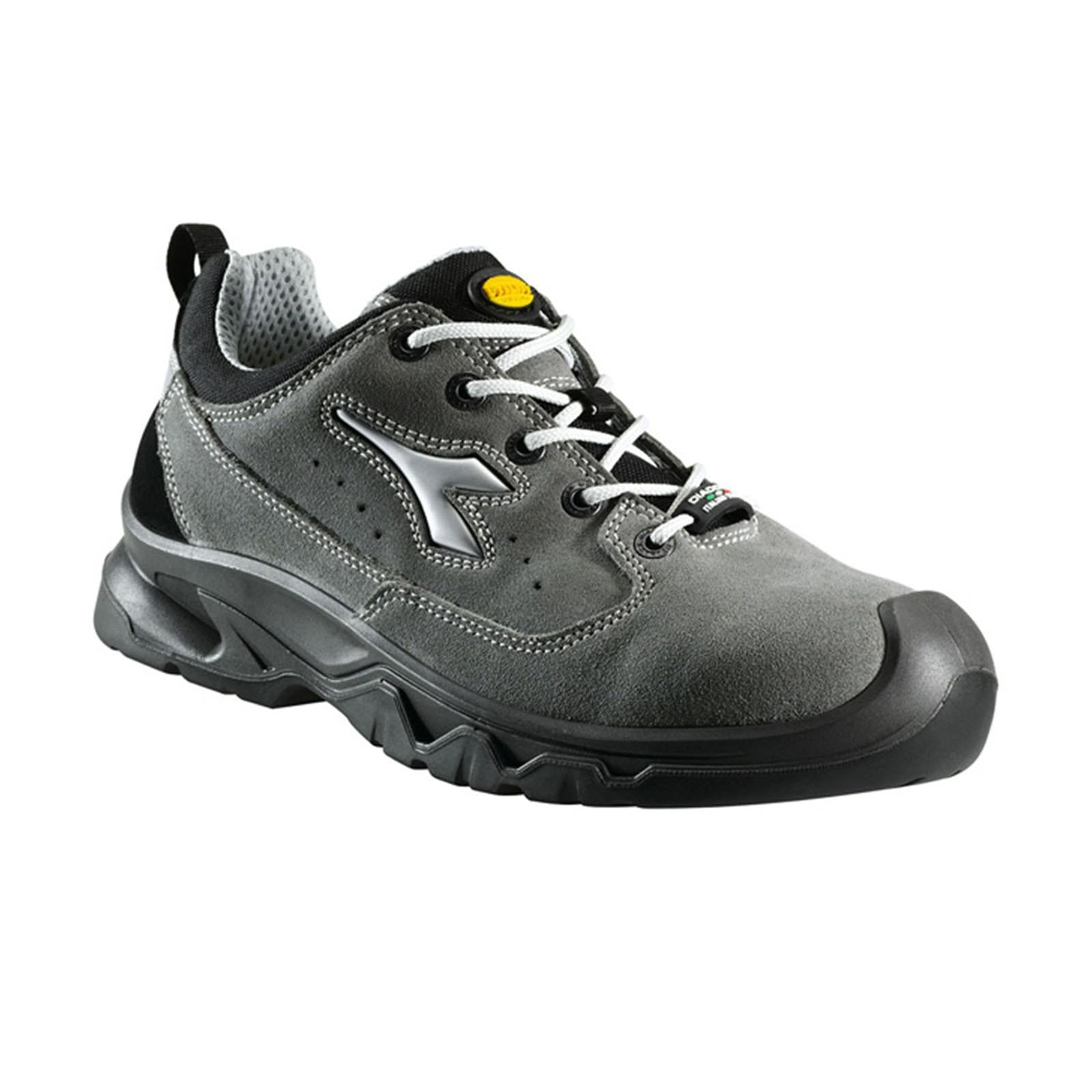 Scarpe camoscio scamosciate gemini lavoro antinfortunistica antinfortunio sicurezza (39 - grigio)