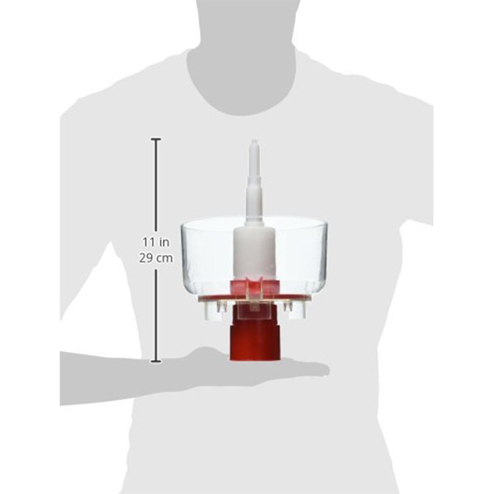 Avvinatore sterilizzatore spin lavabottiglie vetro vino birra metabisolfito disinfettante