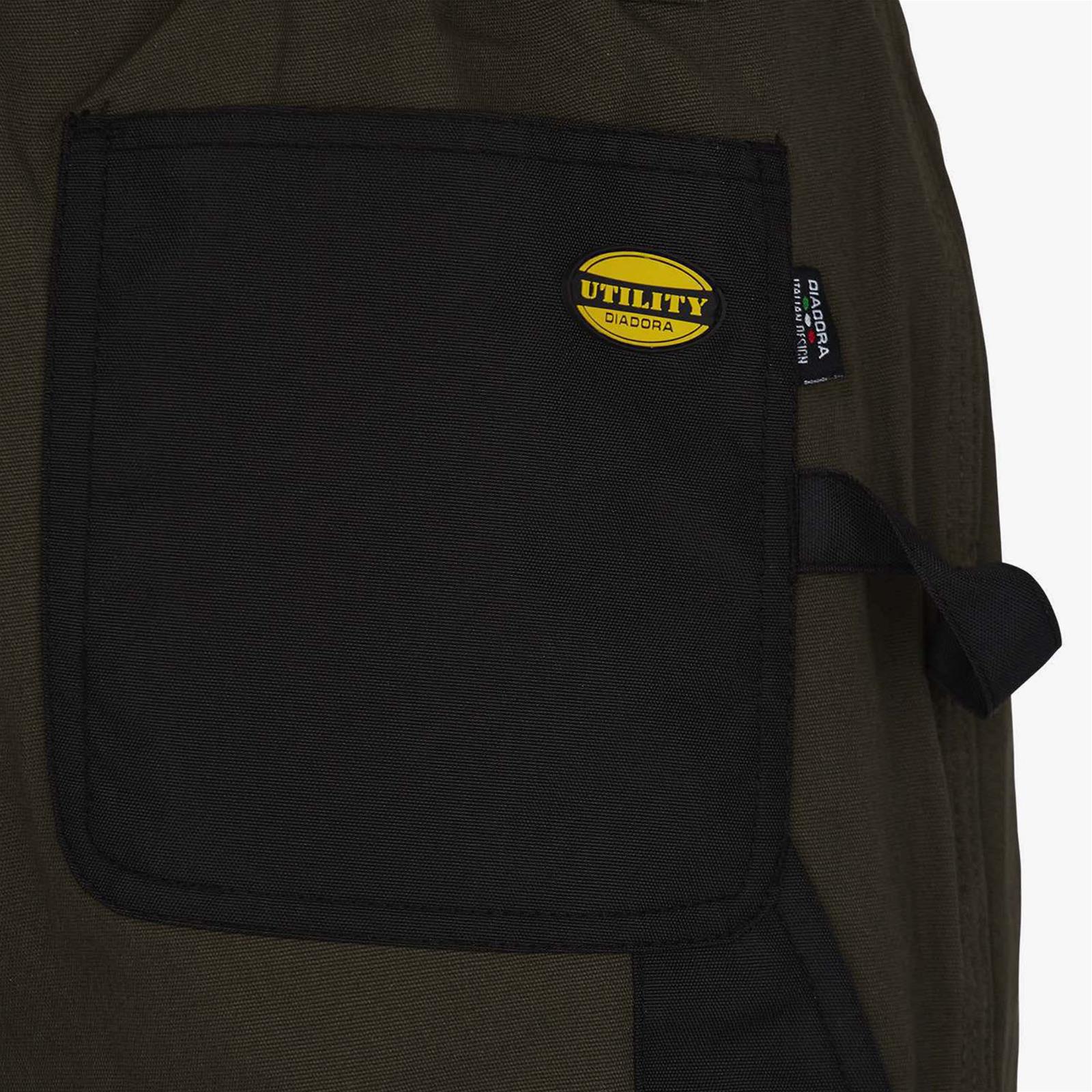 Bermuda - pantalone corto verde classico da lavoro tasche uomo stretch (tg l)