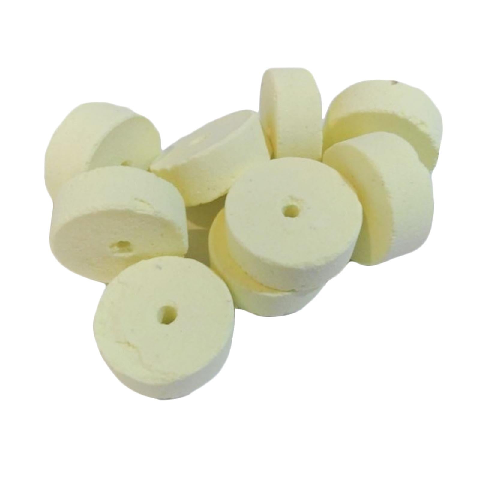 Dischi di zolfo da gr 10 antigocciolanti per la disinfezione dei fusti vino enologia pz 10