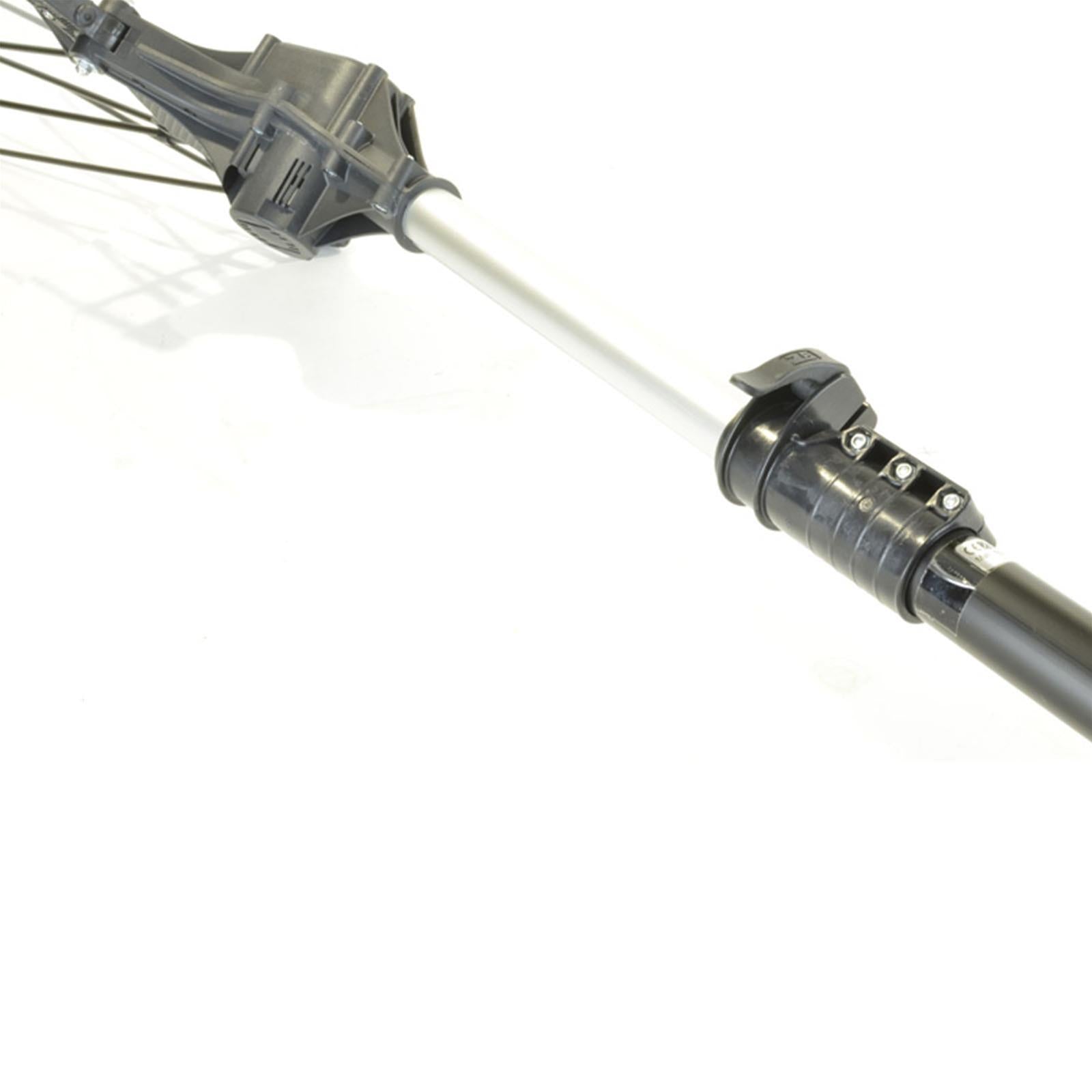 Abbacchiatore elettrico a karbonium evo al300 centralina 12-33 v asta telescopica